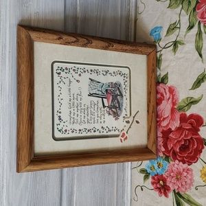 Grandma Poem Wall Art Decorative Decor Hanging Picture Kids Room Nursery Baby